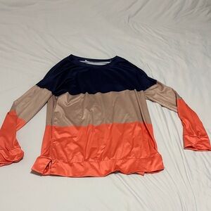 Colorblock Long Sleeve Top